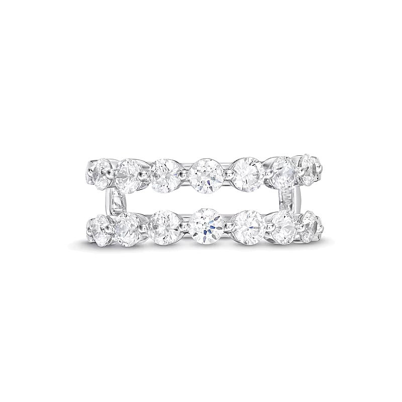 1.5 CT. TW Diamond Graduating Solitaire Enhancer in 14K White Gold