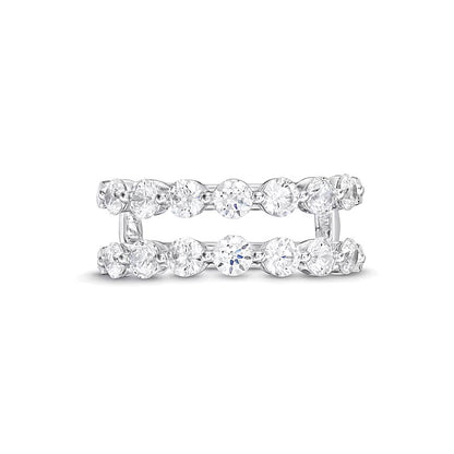 1.5 CT. TW Diamond Graduating Solitaire Enhancer in 14K White Gold