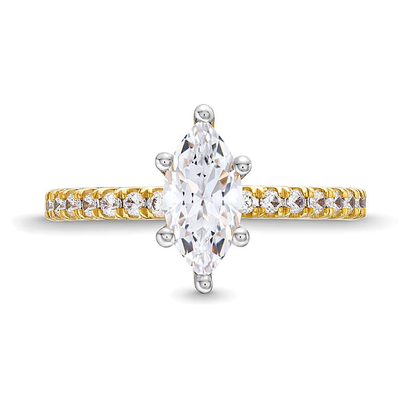 1.75 CT. TW Marquise-Cut Lab-Grown Diamond Engagement Ring in 14K Gold (F/VS2)