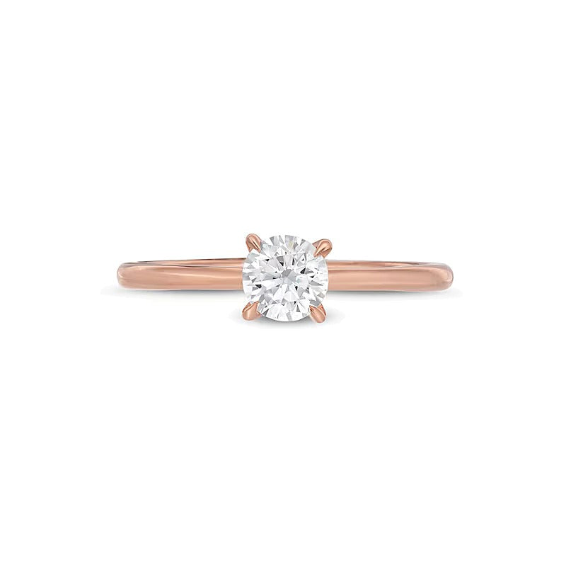 0.5 CT. TW Diamond Engagement Ring in 14K Rose Gold