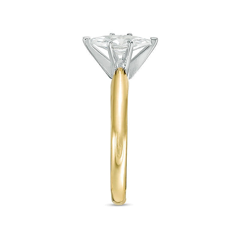 1.0 CT. Marquise Diamond Solitaire Engagement Ring in 14K Gold (I/I2)