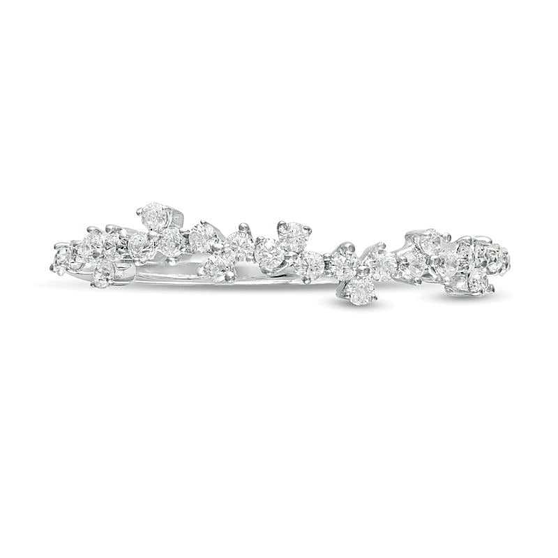 0.25 CT. TW Diamond Scatter Anniversary Band in 10K White Gold