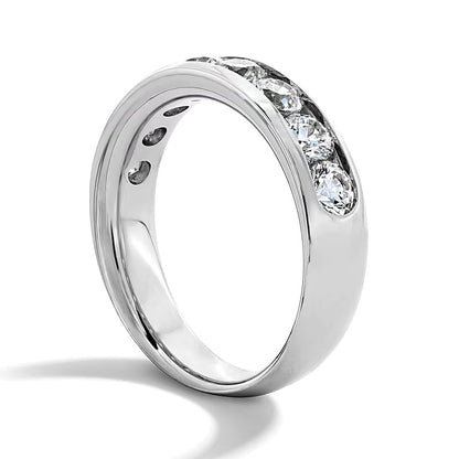 2.0 CT. TW Lab-Grown Diamond Channel-Set Band in 10K White Gold (F/VS2)