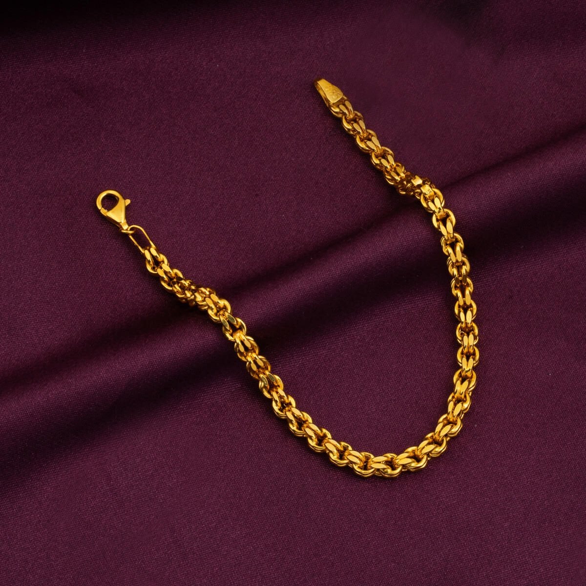 14K Yellow Gold Guverse Chain Unisex Bracelet