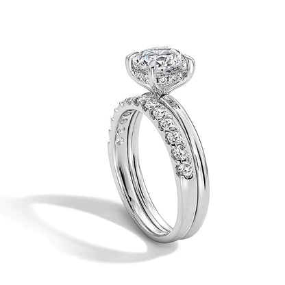 2.0 CT. TW Lab-Grown Diamond Bridal Set in 14K White Gold (F/VS2)