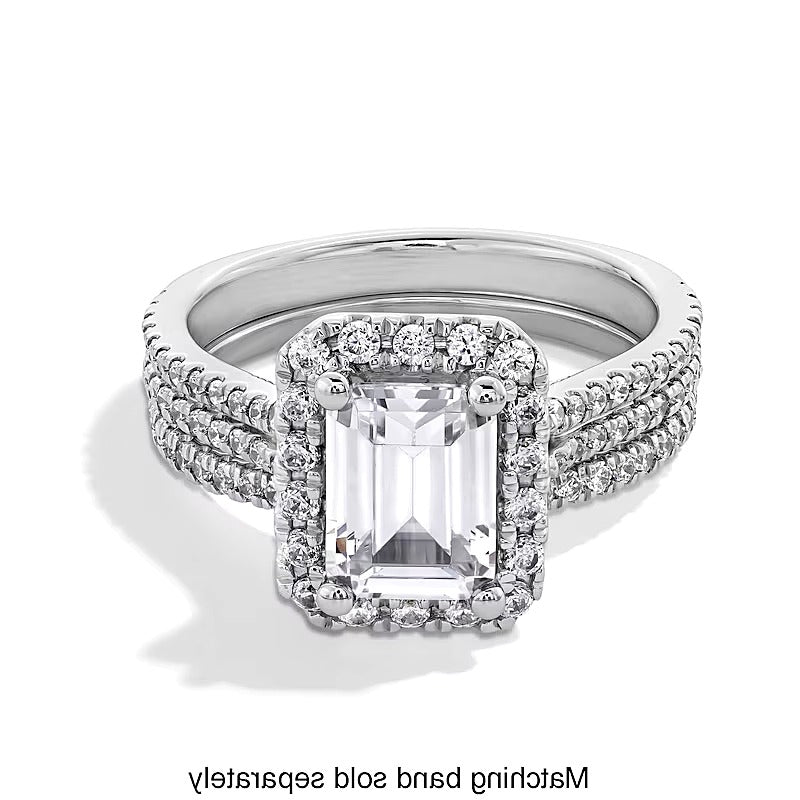0.25 CT. TW Lab-Grown Diamond Contour Band in 14K White Gold (F/SI2)