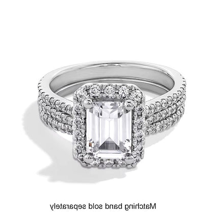 0.25 CT. TW Lab-Grown Diamond Contour Band in 14K White Gold (F/SI2)