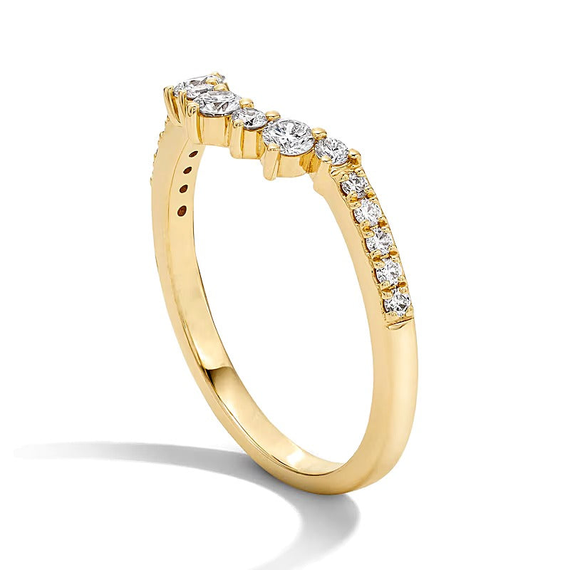 0.33 CT. TW Marquise-Cut Lab-Grown Diamond Solitaire Enhancer Ring in 14K Gold (F/VS2)