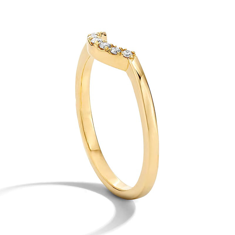 0.07 CT. TW Lab-Grown Diamond Solitaire Enhancer Ring in 14K Gold (F/VS2)