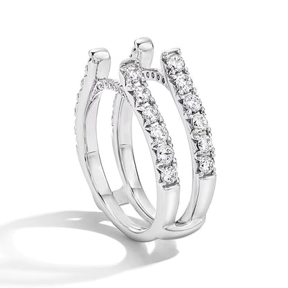 1.5 CT. TW Lab-Grown Diamond Solitaire Enhancer Ring in 14K White Gold (F/VS2)