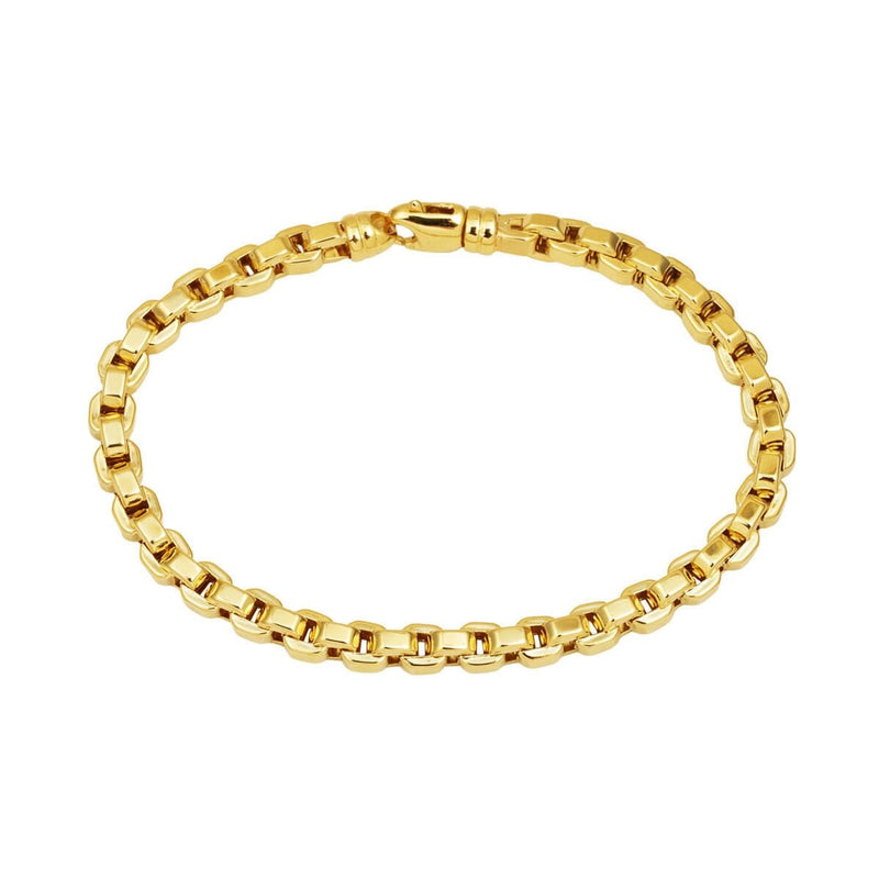 14K Yellow Gold Chain Bracelet