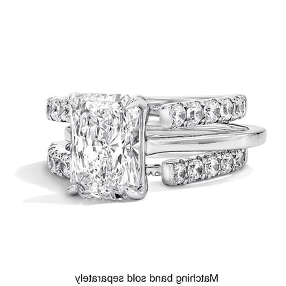 1.5 CT. TW Lab-Grown Diamond Solitaire Enhancer Ring in 14K White Gold (F/VS2)