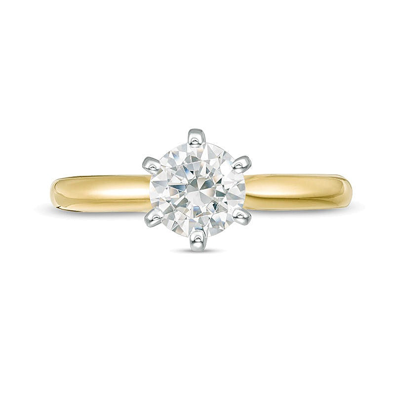 1.0 CT. Diamond Solitaire Engagement Ring in 14K Gold (I/I2)