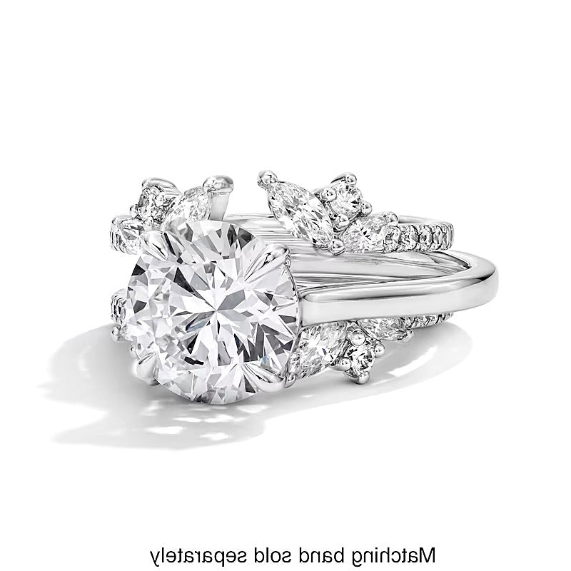 1.25 CT. TW Marquise-Cut Lab-Grown Diamond Solitaire Enhancer Ring in 14K White Gold (F/VS2)