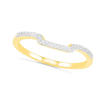 0.38 CT. TW Composite Diamond Square Frame Split Shank Bridal Set in 10K Gold