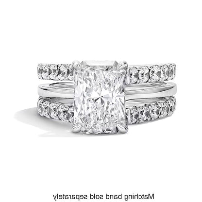 1.5 CT. TW Lab-Grown Diamond Solitaire Enhancer Ring in 14K White Gold (F/VS2)