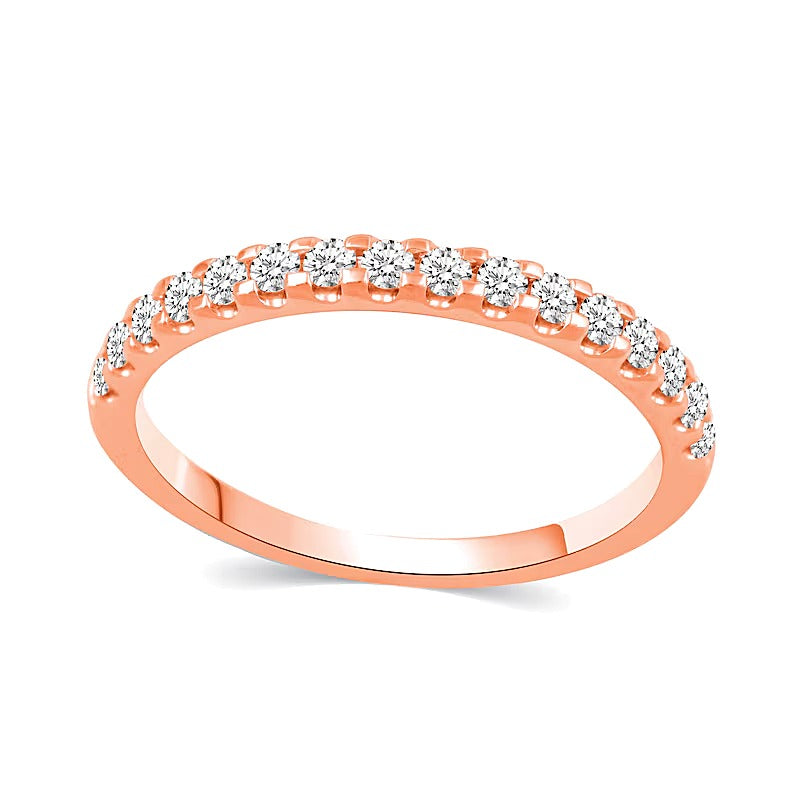 1.0 CT. TW Diamond Hidden Frame Bridal Set in 14K Rose Gold (I/I2)