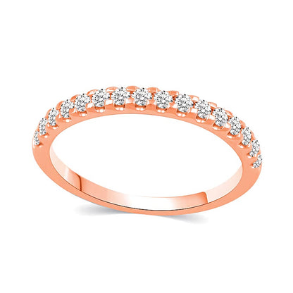 1.0 CT. TW Diamond Hidden Frame Bridal Set in 14K Rose Gold (I/I2)