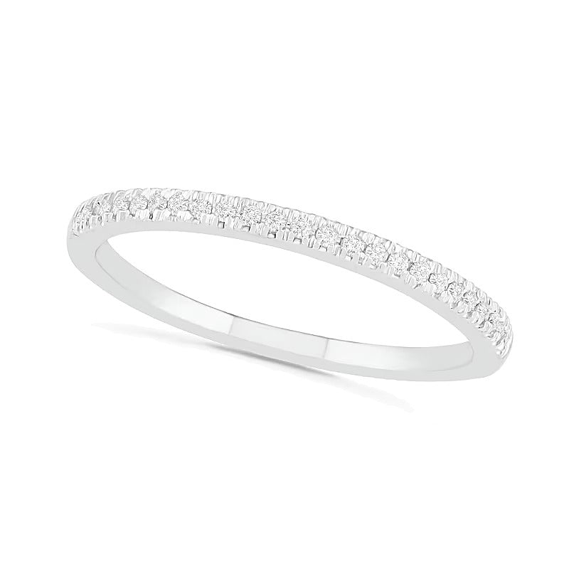 0.38 CT. TW Composite Diamond Vintage-Style Bridal Set in 10K White Gold