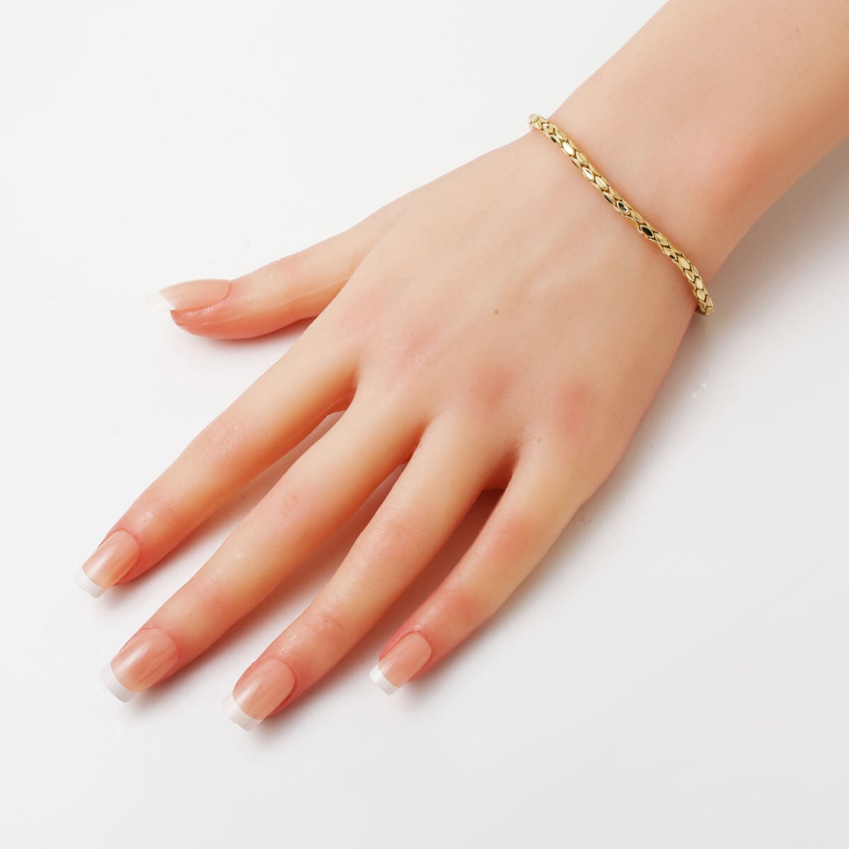 14K Yellow Gold Hittite Design Chain Bracelet