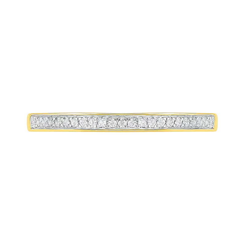 0.33 CT. TW Diamond Flower Frame Bridal Set in 10K Gold