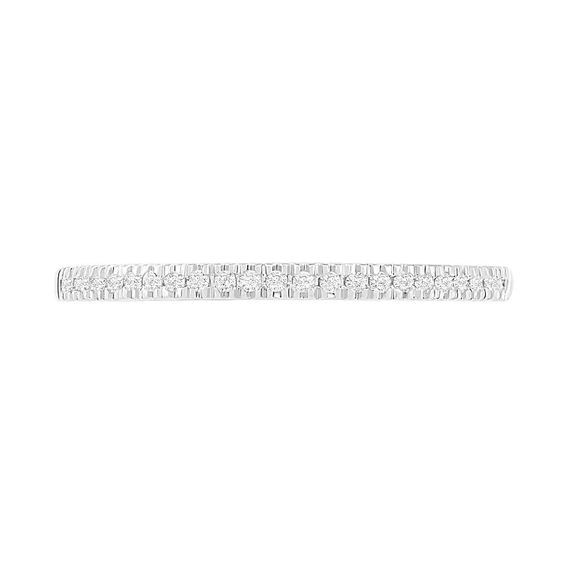 0.38 CT. TW Composite Diamond Vintage-Style Bridal Set in 10K White Gold