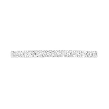 0.38 CT. TW Composite Diamond Vintage-Style Bridal Set in 10K White Gold