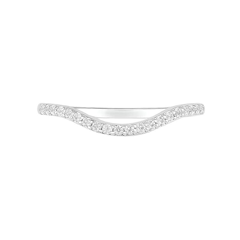 7.0mm Lab-Created Blue and White Sapphire Geometric Pointed Split Shank Bridal Set in Sterling Silver