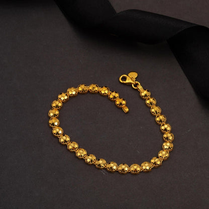22K Yellow Gold Light Cascade Modern Bracelet