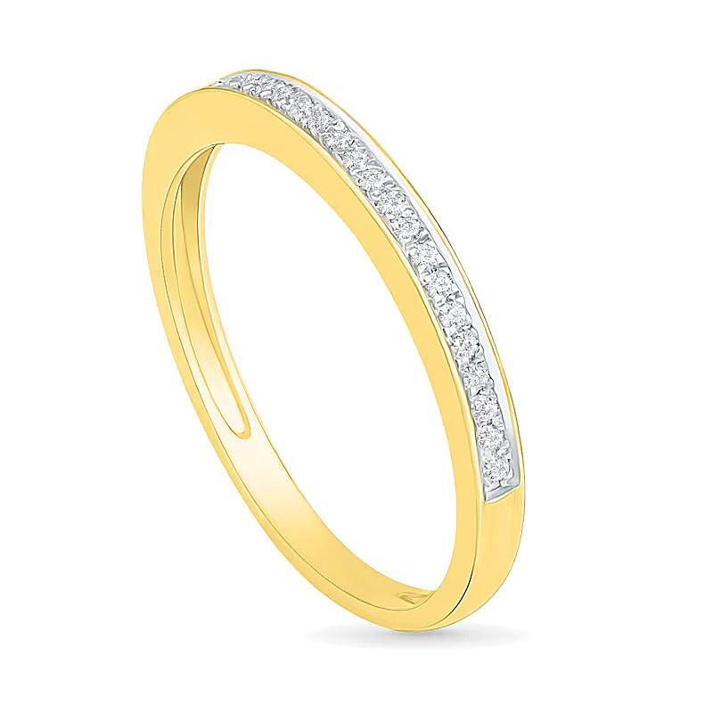 0.33 CT. TW Diamond Flower Frame Bridal Set in 10K Gold
