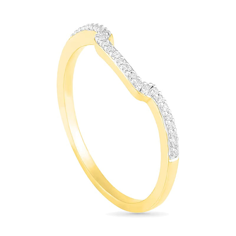 0.38 CT. TW Composite Diamond Square Frame Split Shank Bridal Set in 10K Gold