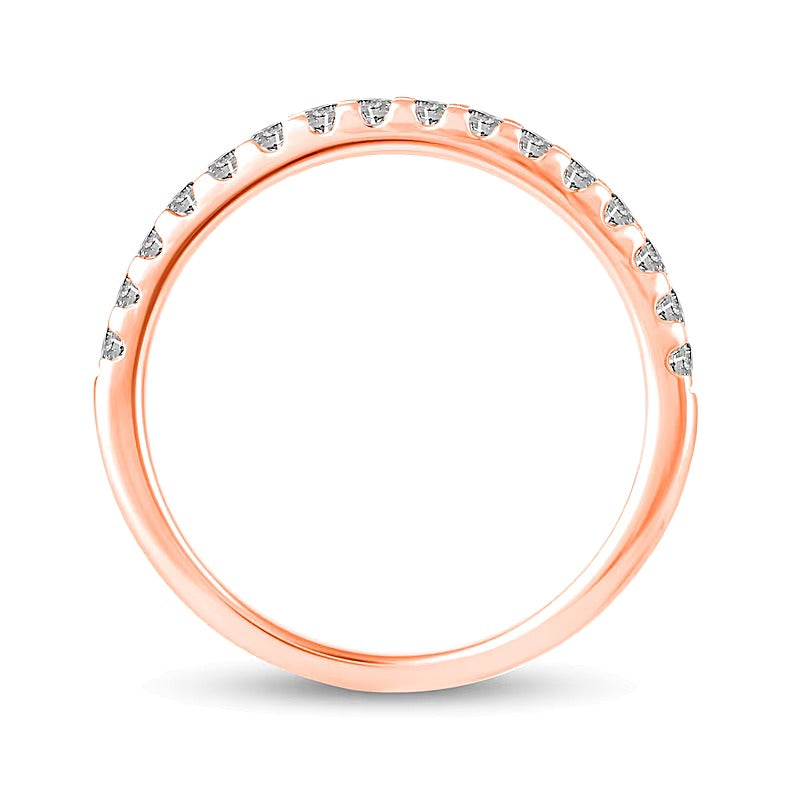1.0 CT. TW Diamond Hidden Frame Bridal Set in 14K Rose Gold (I/I2)