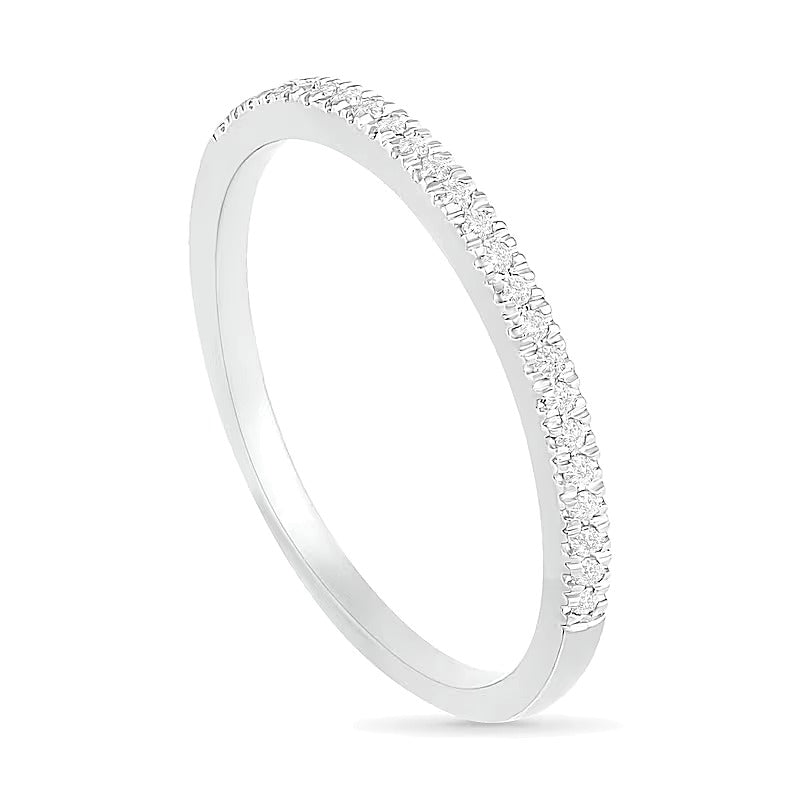 0.38 CT. TW Composite Diamond Vintage-Style Bridal Set in 10K White Gold