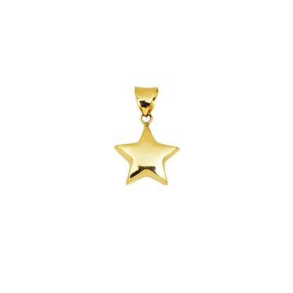 14K Yellow Gold Star Pendant