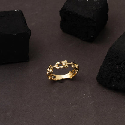 14K Yellow Gold Designer Inspired Ring (2.33 g)