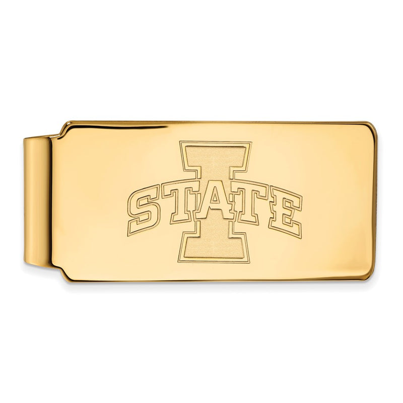 10K Yellow Gold Gold LogoArt Iowa State University Money Clip