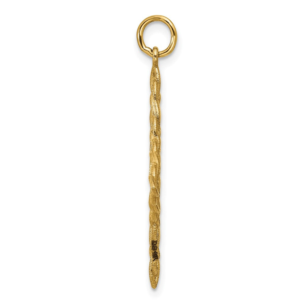 14K Yellow Gold Polished Celtic Knot Pendant