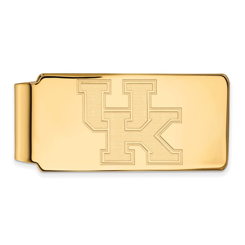14K Yellow Gold Gold LogoArt University of Kentucky U-K Money Clip