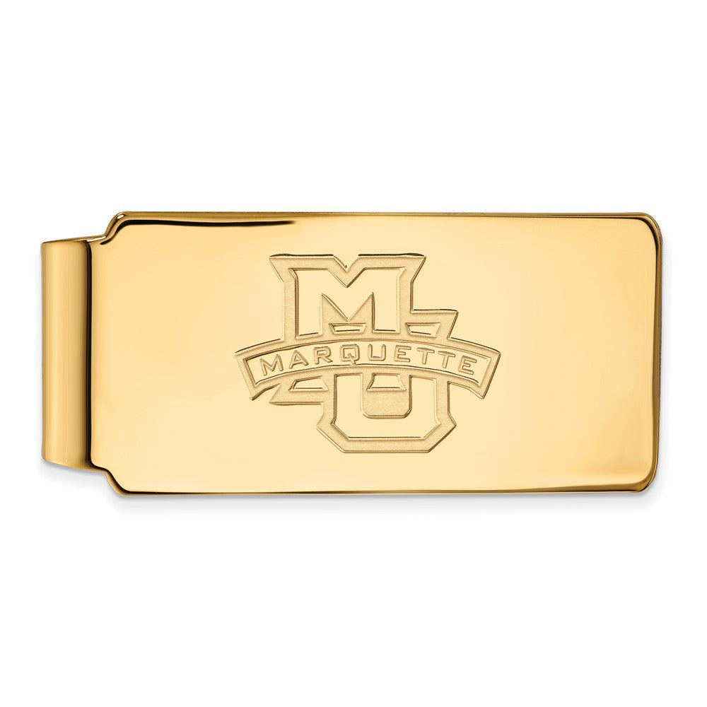 14K Yellow Gold Gold LogoArt Marquette University Money Clip