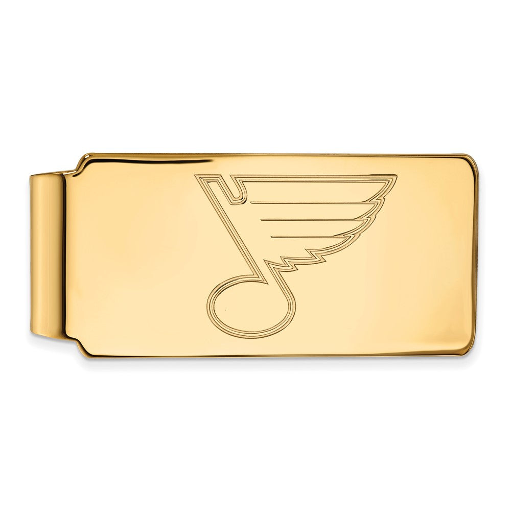 14K Yellow Gold Gold NHL LogoArt St. Louis Blues Money Clip