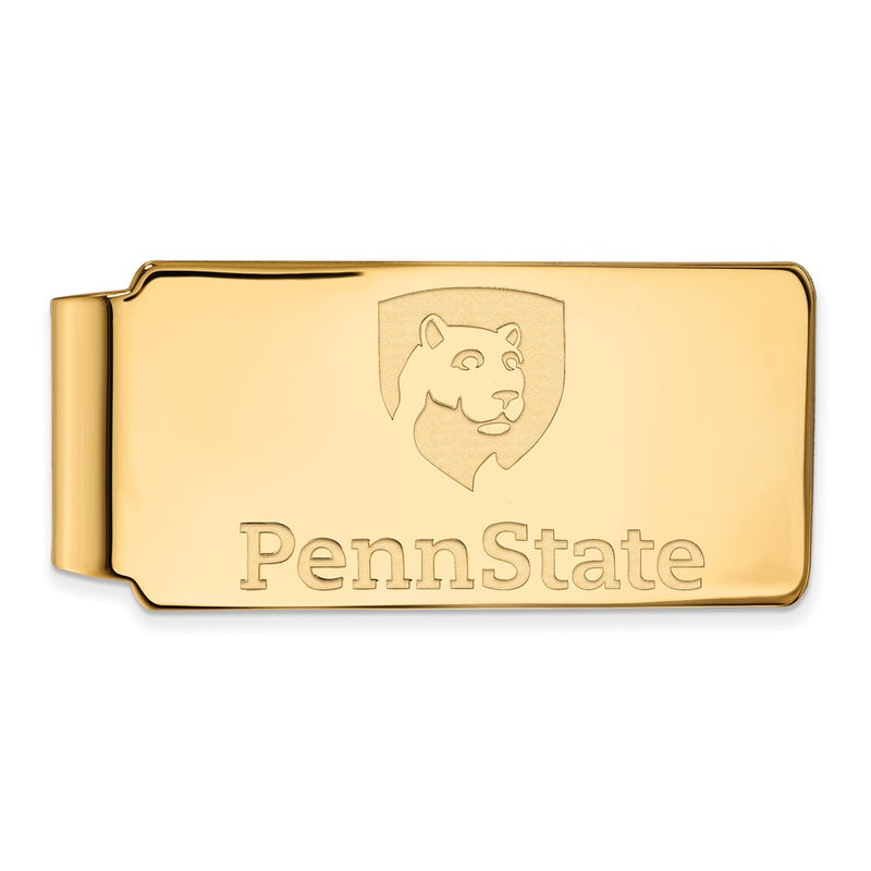 14K Yellow Gold Gold LogoArt Penn State University Money Clip