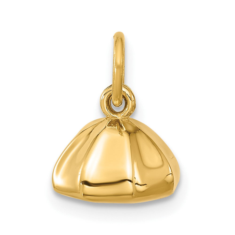 14K Yellow Gold Fancy Dumpling Charm