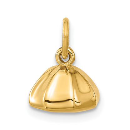 14K Yellow Gold Fancy Dumpling Charm