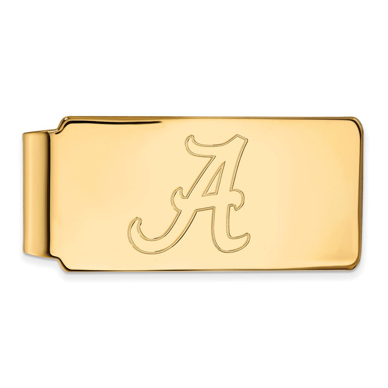 10K Yellow Gold Gold LogoArt University of Alabama Money Clip