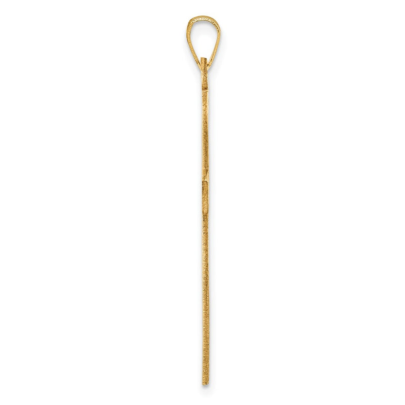 14K Yellow Gold Cross Pendant