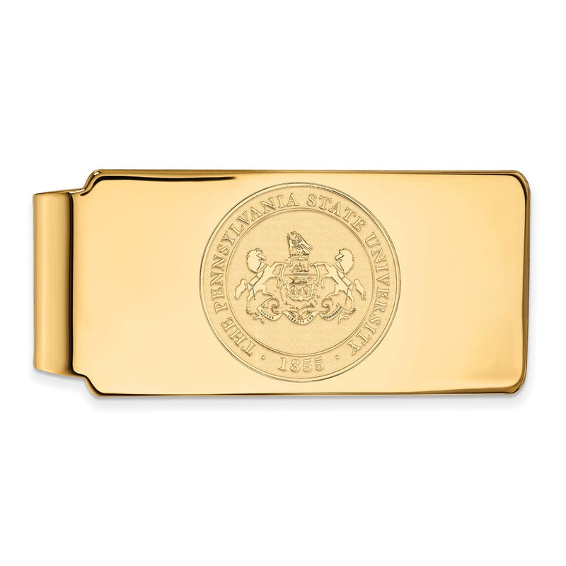 14K Yellow Gold Gold LogoArt Penn State University Crest Money Clip