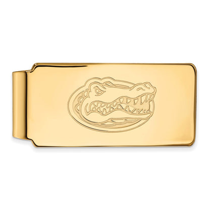 14K Yellow Gold Gold LogoArt University of Florida Gator Money Clip