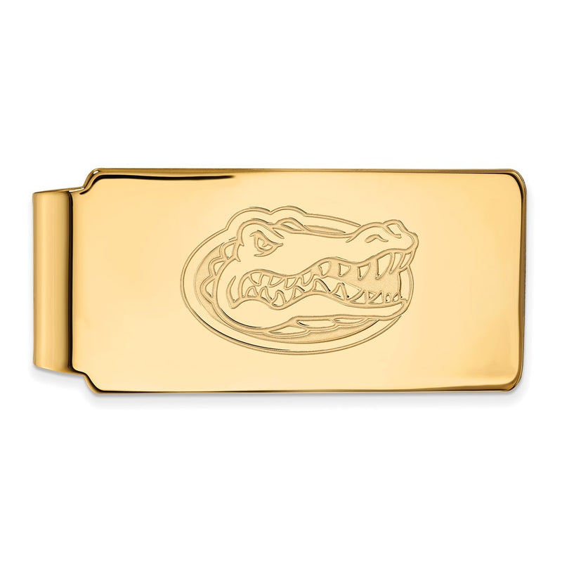 14K Yellow Gold Gold LogoArt University of Florida Gator Money Clip