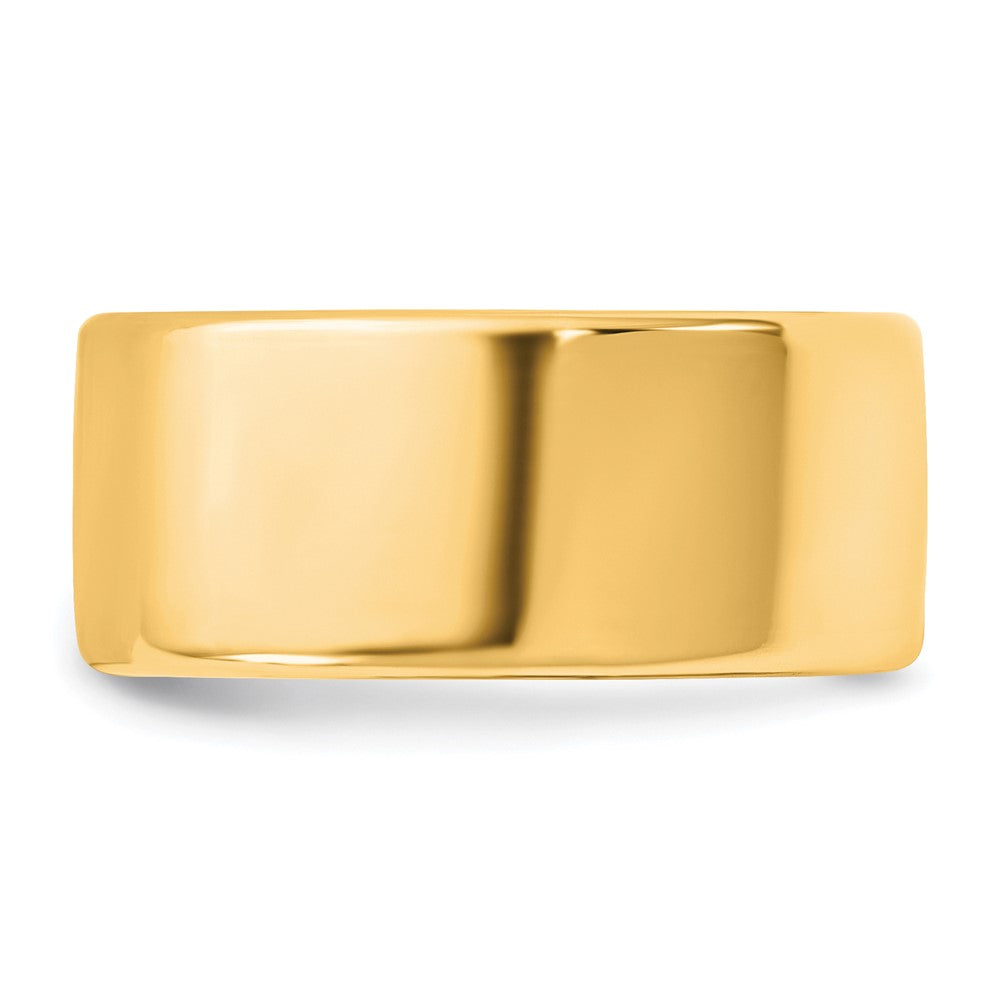 14K Yellow Gold 9mm European Comfort Fit Wedding Band Ring