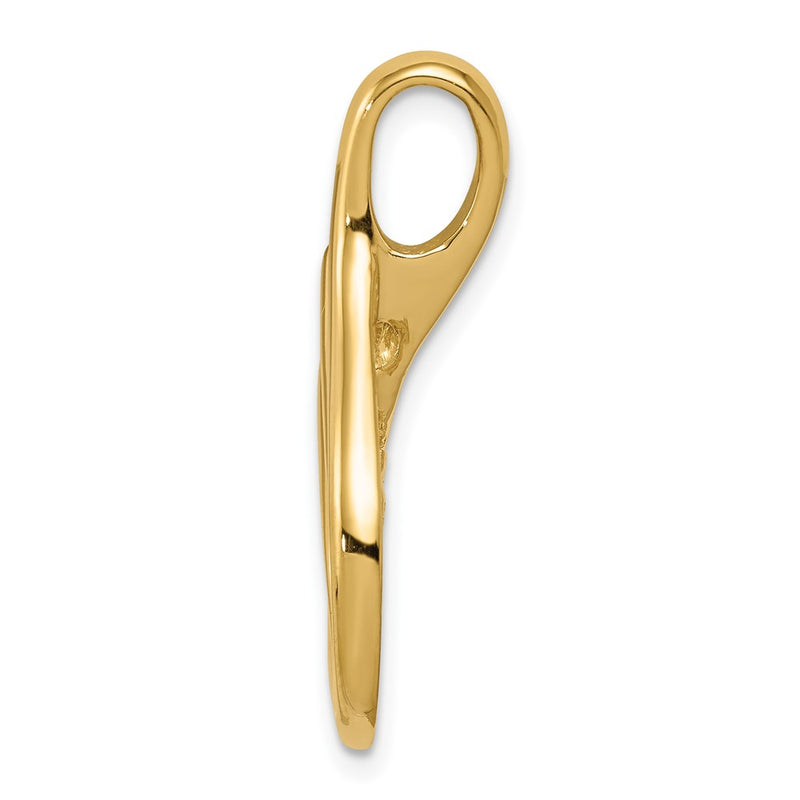 10K Yellow Gold Fancy Slide